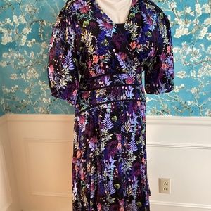 Soft Surroundings Black & Multicolor dress